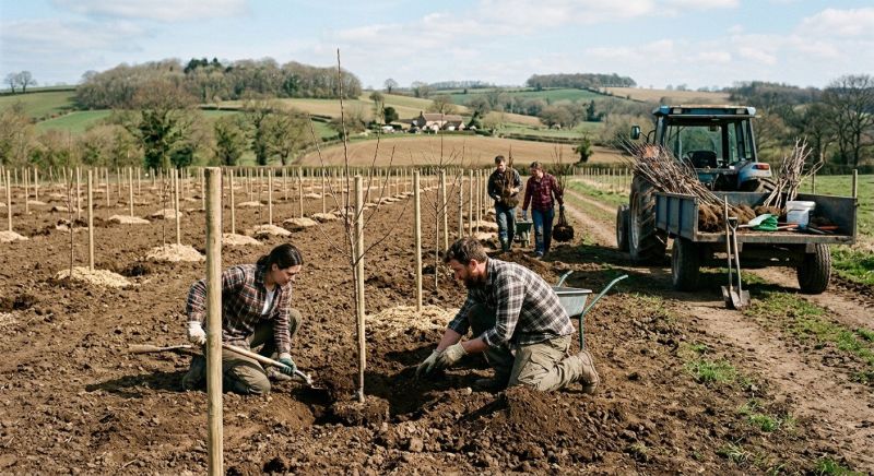 Apple Tree Planting in Honolulu, HI
