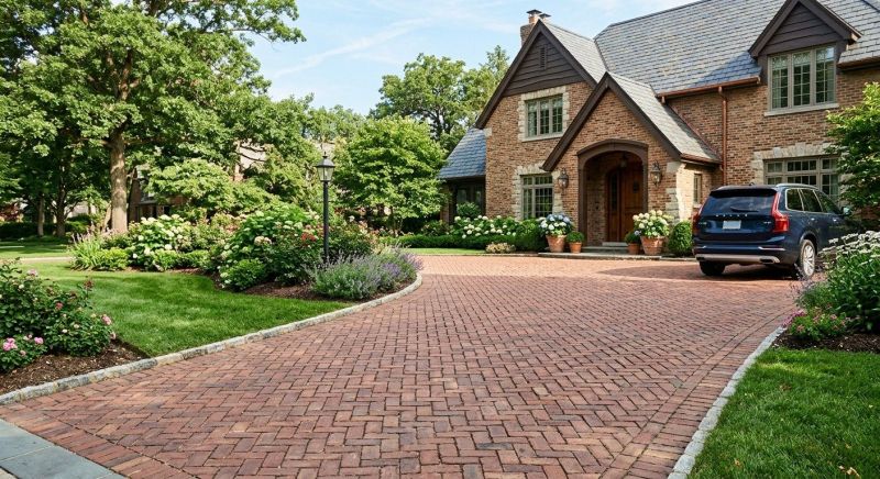 Brick Driveway Installation in Manchester, NH