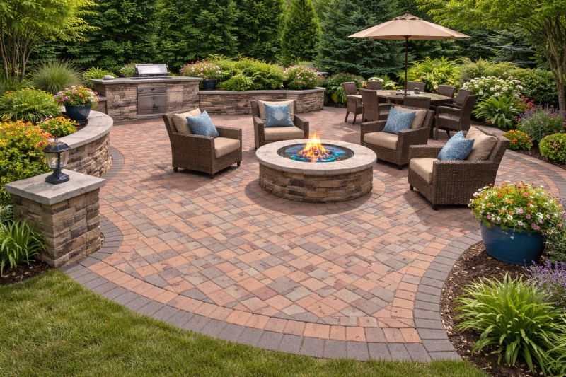 Brick Hardscape Construction in Worcester, MA