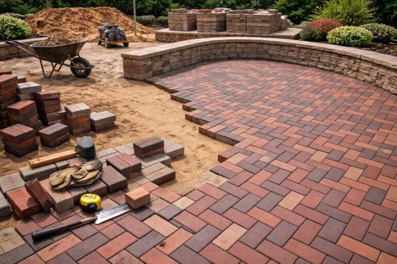 Patio Brick Installation in Norwalk, CT