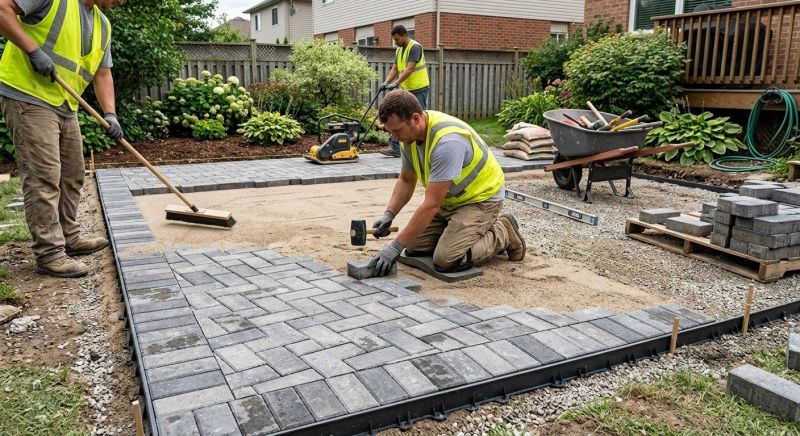 Patio Pavers Construction in Boston, MA